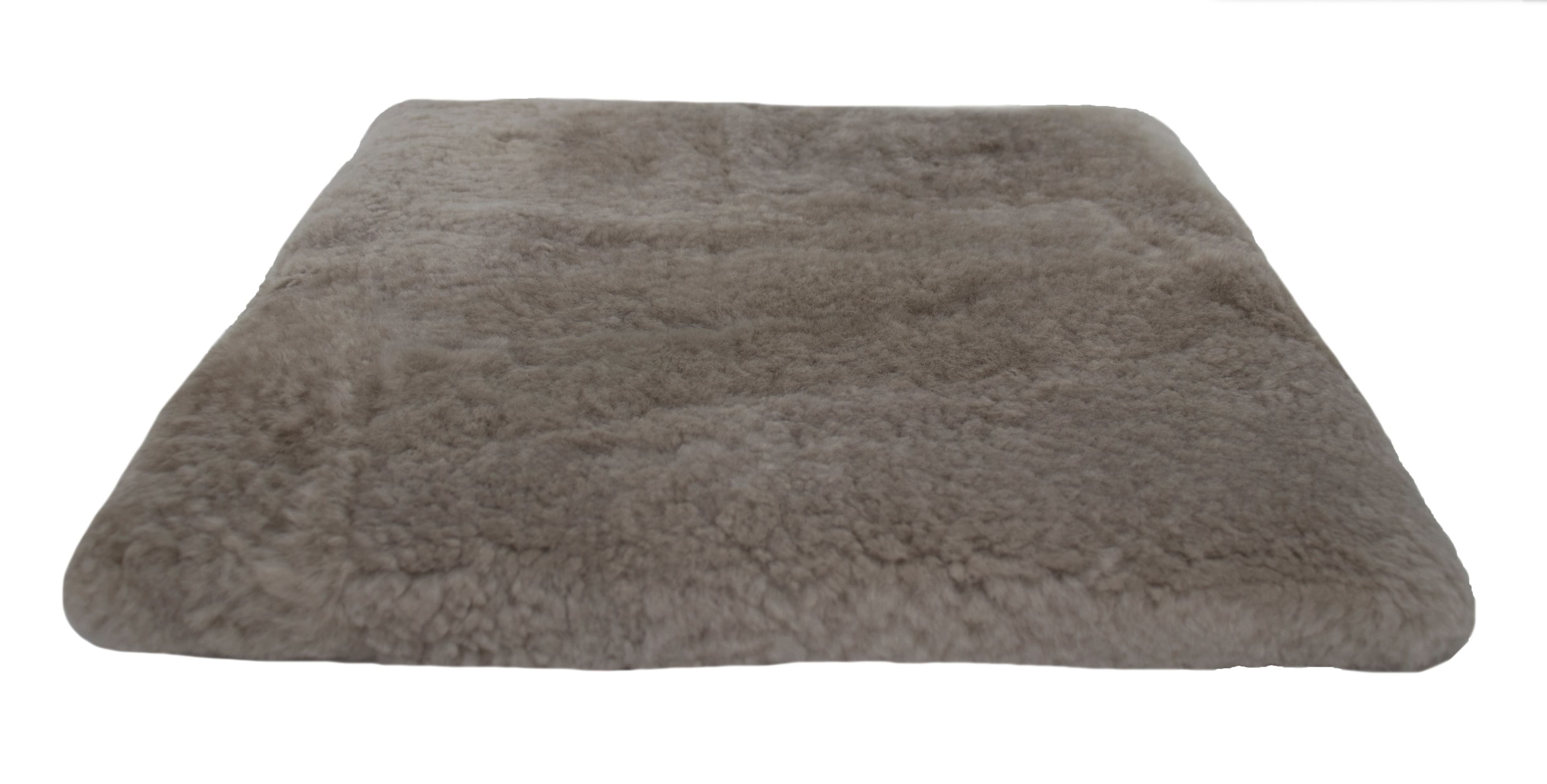 Reissner Lammfelle Sitzkissen Echtes Merino Lammfell Grau