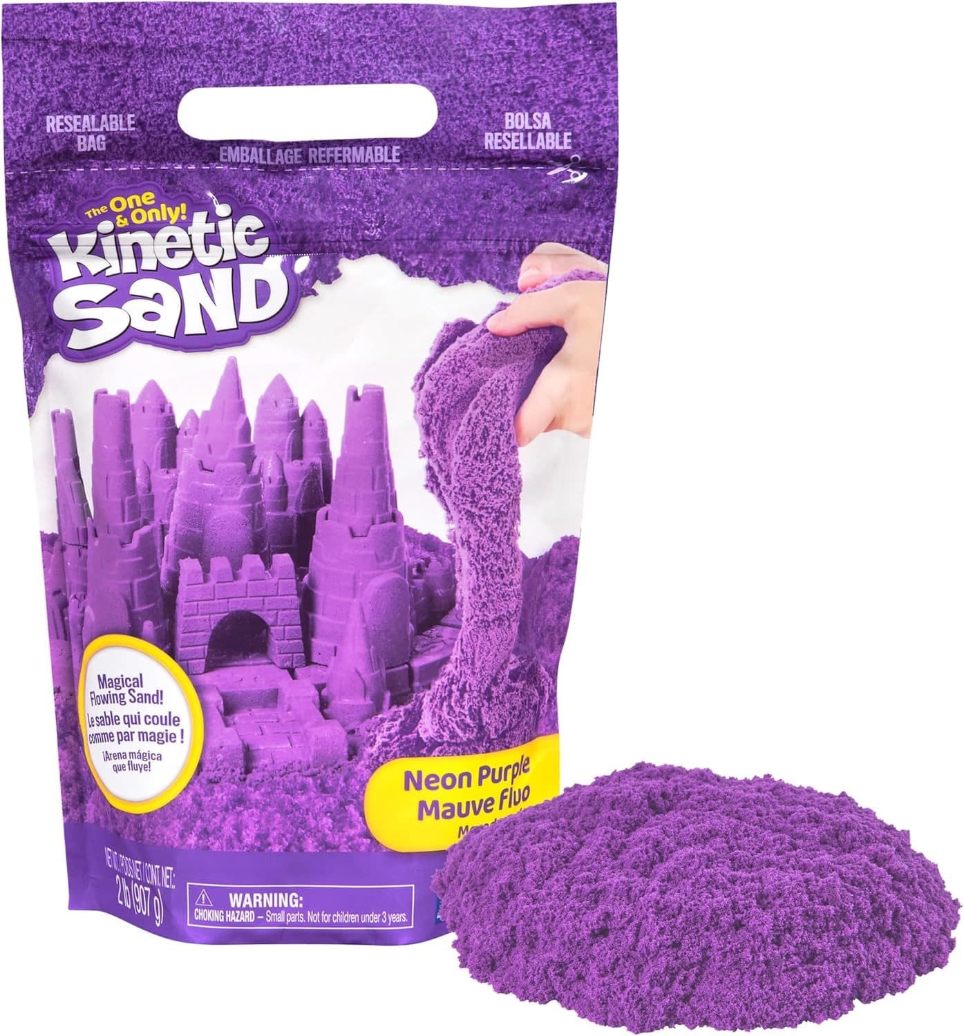 Kinetic Sand Spin Master Beutel Lila Spielsand