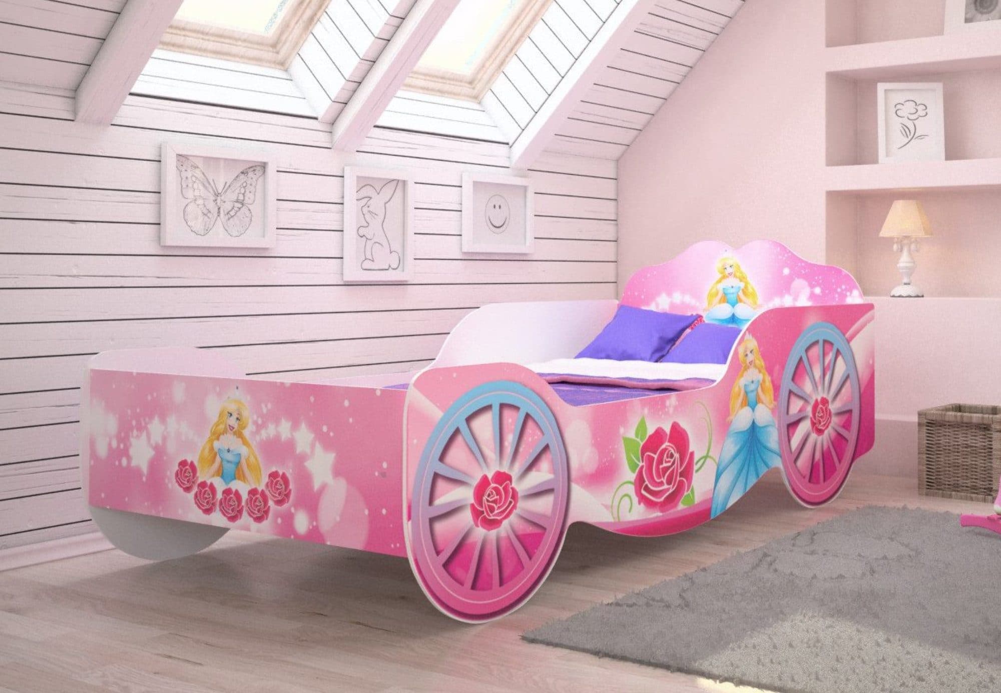 Kids Collective Kinderbett Kutsche mit Rausfallschutz - Bild 2