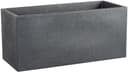 Scheurich Blumentopf 80/240 C-CUBE LONG Schwarz Beton-Optik Bild 2