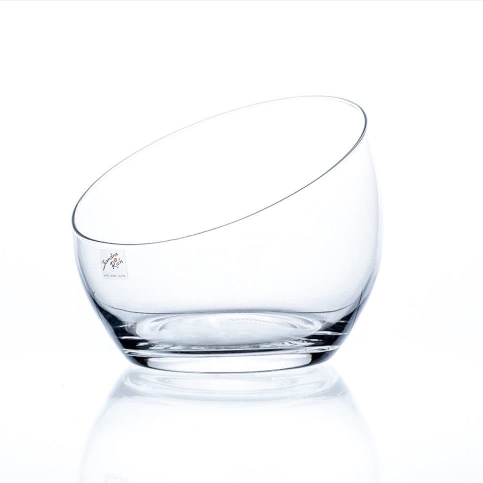 Sandra Rich Dekoschale Bexa Glas Transparent Schräger Rand