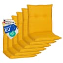 NYVI Niedriglehner Auflagen 6er Set Barcelona Gartenstuhlauflagen Bild 2