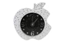 Dekonaz Wanduhr Apfel-Design Schwarz/Weiß Bild 2