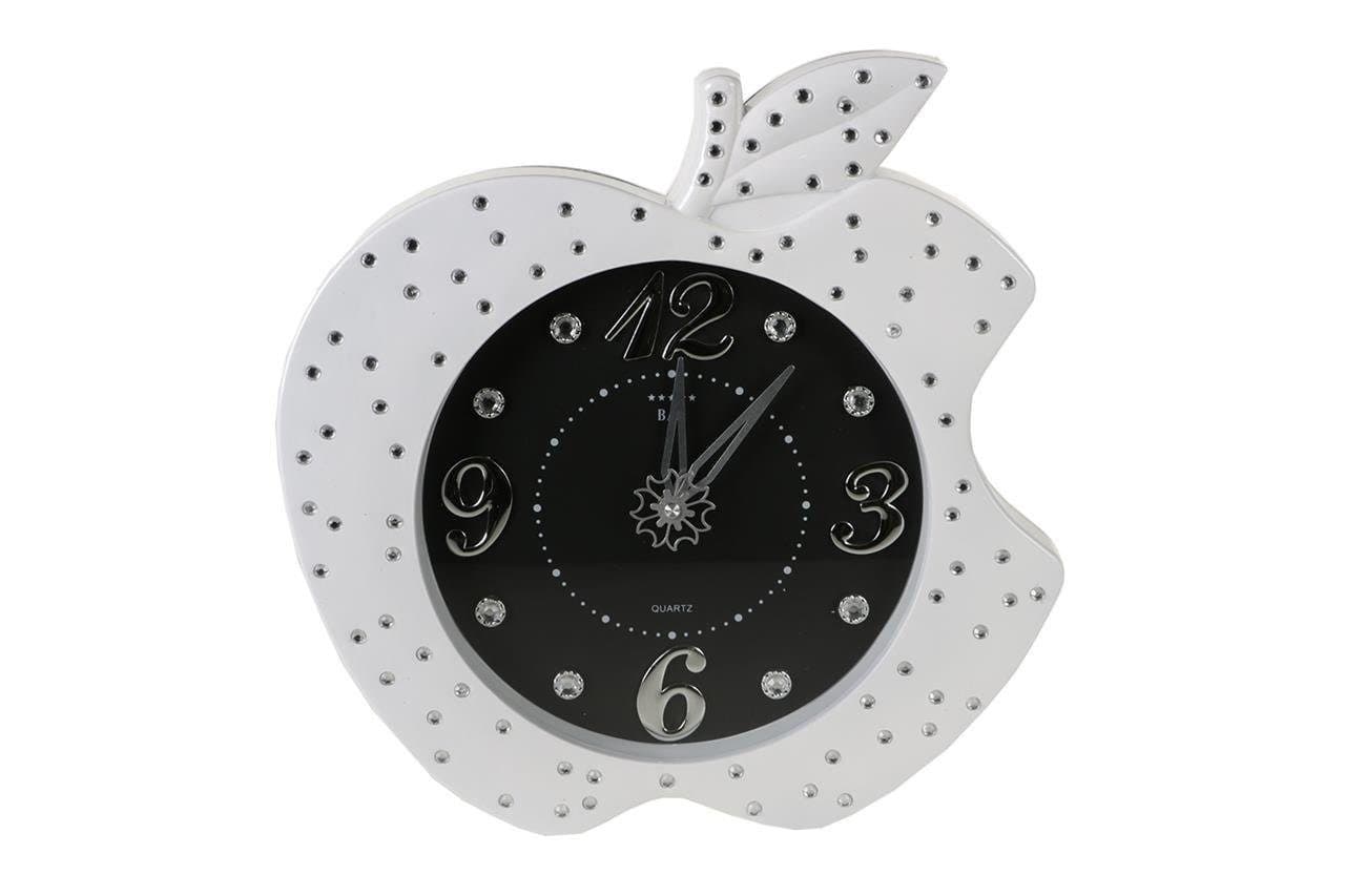 Dekonaz Wanduhr Apfel-Design Schwarz/Weiß - Bild 2
