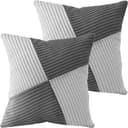 Amilian Dekokissen 40x40 cm 2er Set Zierkissen Sofakissen Bild 2