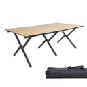 Grafner Campingtisch Klappbar Holzoptik mit Transporttasche Bild 2