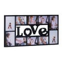 relaxdays Collagerahmen 10 Fotos mit LOVE Schriftzug Schwarz Bild 2