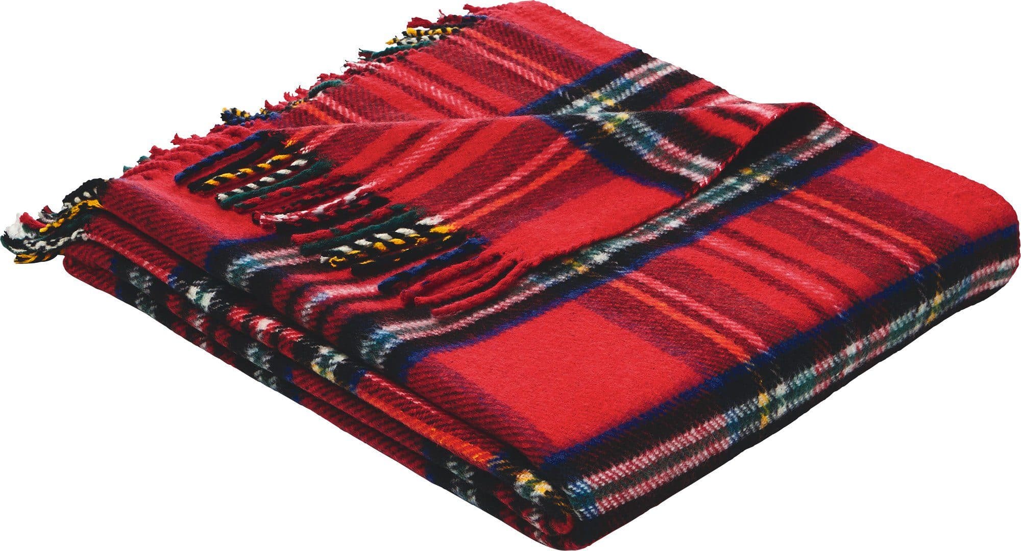 Erwin Müller Plaid "Padua" Karo Baumwollmischung Rot - Bild 2