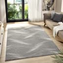 Vimoda Designteppich Leonie Grau 3D Wellen Bild 2