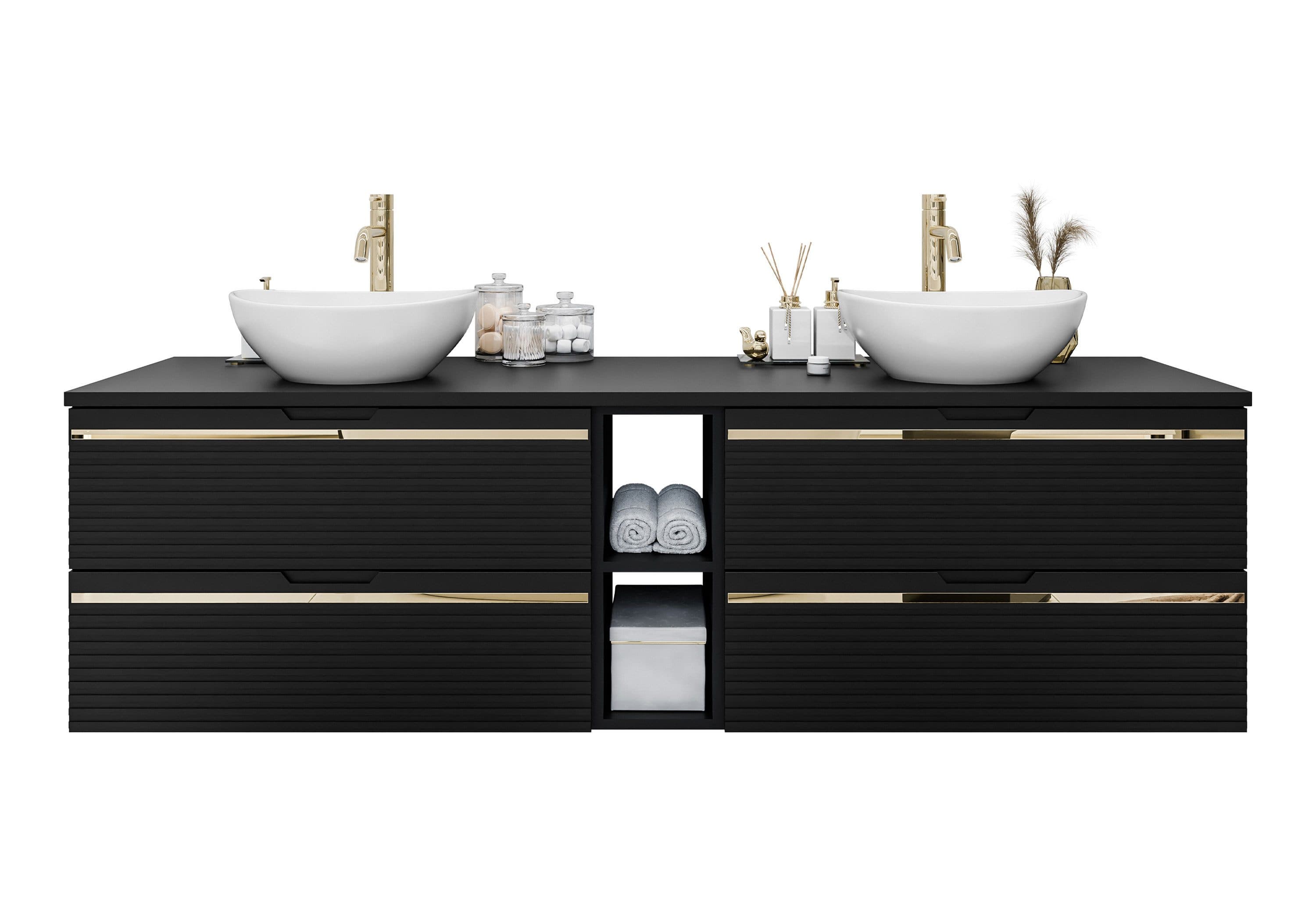 ARTEMIS III Badmöbel-Set 140 cm mit Soft-Close - Bild 2