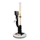 Lemodo Heizstrahler Pelletfackel Feuersäule Outdoor Schwarz mit Glasröhre Bild 2