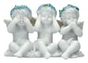 Figuren Shop GmbH Engel Figur Set – Drei Putten Statue „Nichts Böses“ Dekofigur 6.5 cm Bild 2