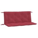 vidaXL Sitzauflage Gartenbank 2 Stk. Weinrot Oxford-Gewebe Bild 2
