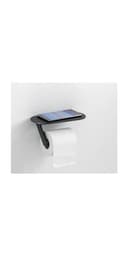 Hansgrohe Toilettenpapierhalter WallStoris mit Ablage Bild 2