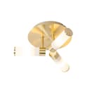 Qazqa Deckenleuchte Bath Gold Stahl Modern Badlampe Bild 2