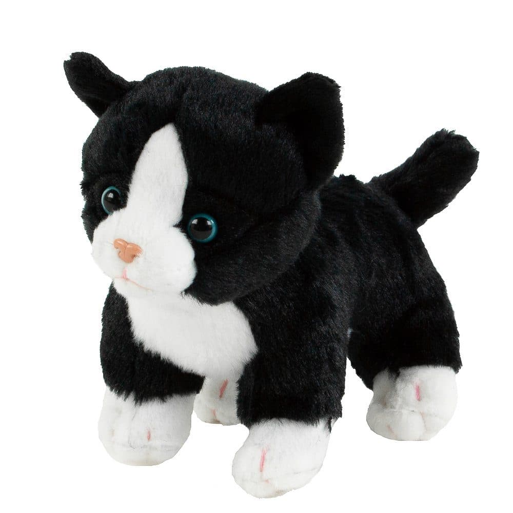 Teddys Rothenburg Plüschkatze Schwarz/Weiß 14 cm Kuscheltier - Bild 2
