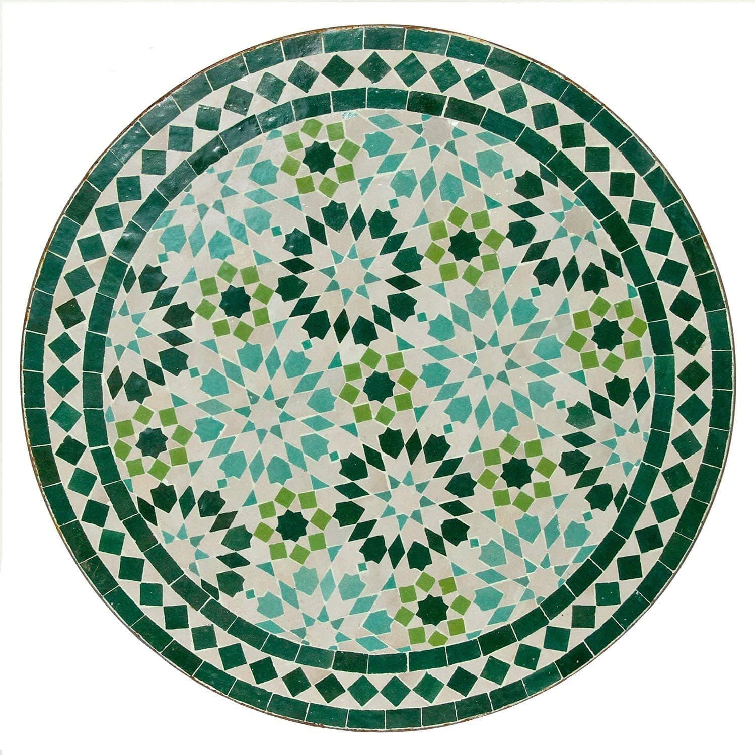 Casa Moro Gartentisch Mosaik türkis/grün Ø 60cm - Bild 2