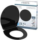 Schütte WC-Sitz SLIM Schwarz Duroplast Absenkautomatik Bild 2