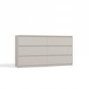 Raumhirsch Furniture Kommode Sideboard 140 cm breit, 6 Schubladen Bild 2