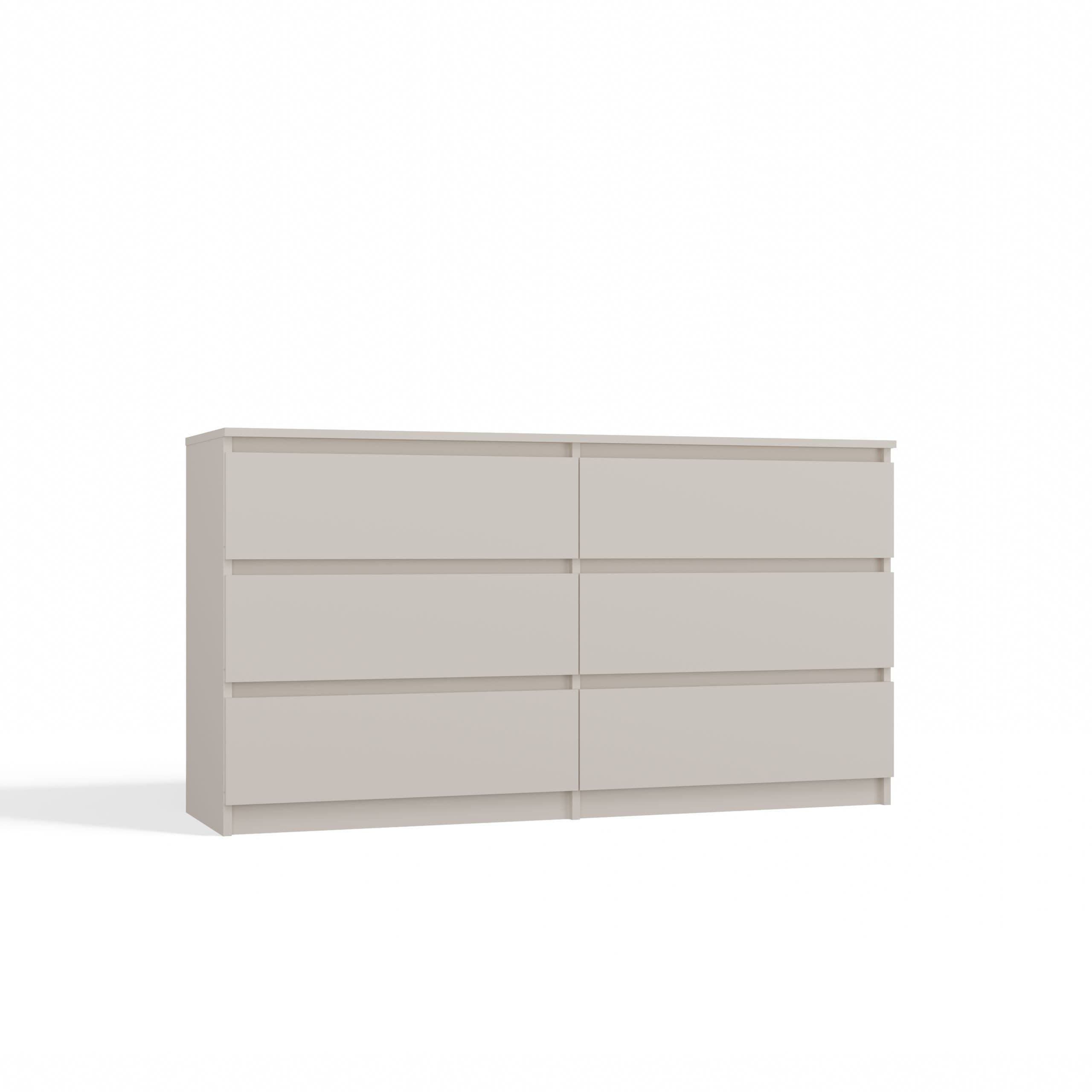 Raumhirsch Furniture Kommode Sideboard 140 cm breit, 6 Schubladen - Bild 2