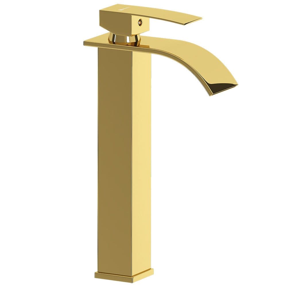 Lomadox Waschtischarmatur FAUCET-140 Goldfarben Edelstahl - Bild 2