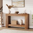 GarveeMore Konsolentisch Landhausstil 120 cm Holz Bild 2
