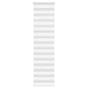 vidaXL Doppelrollo Weiß 60x230 cm Polyester Sichtschutz Bild 2