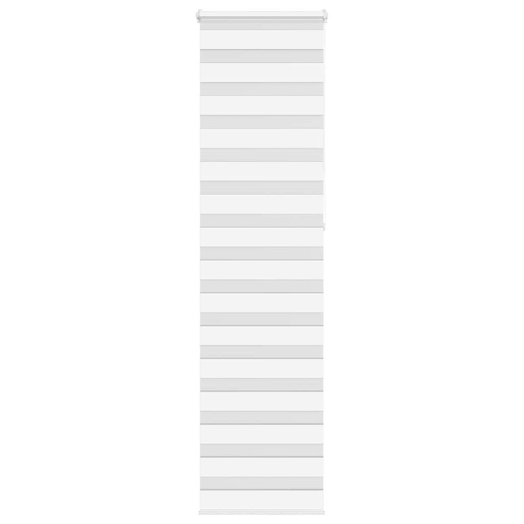 vidaXL Doppelrollo Weiß 60x230 cm Polyester Sichtschutz - Bild 2