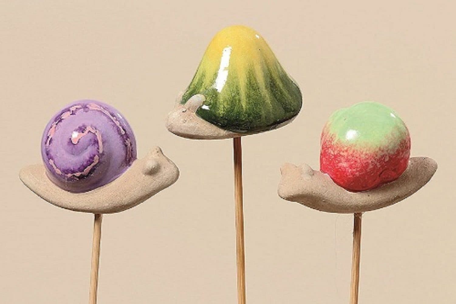 BOLTZE GRUPPE GmbH Gartenstecker Schnecke Terrakotta