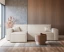 Selsey Ecksofa SCARLO mit Schlaffunktion, Bettkasten und Bouclé-Bezug Bild 2