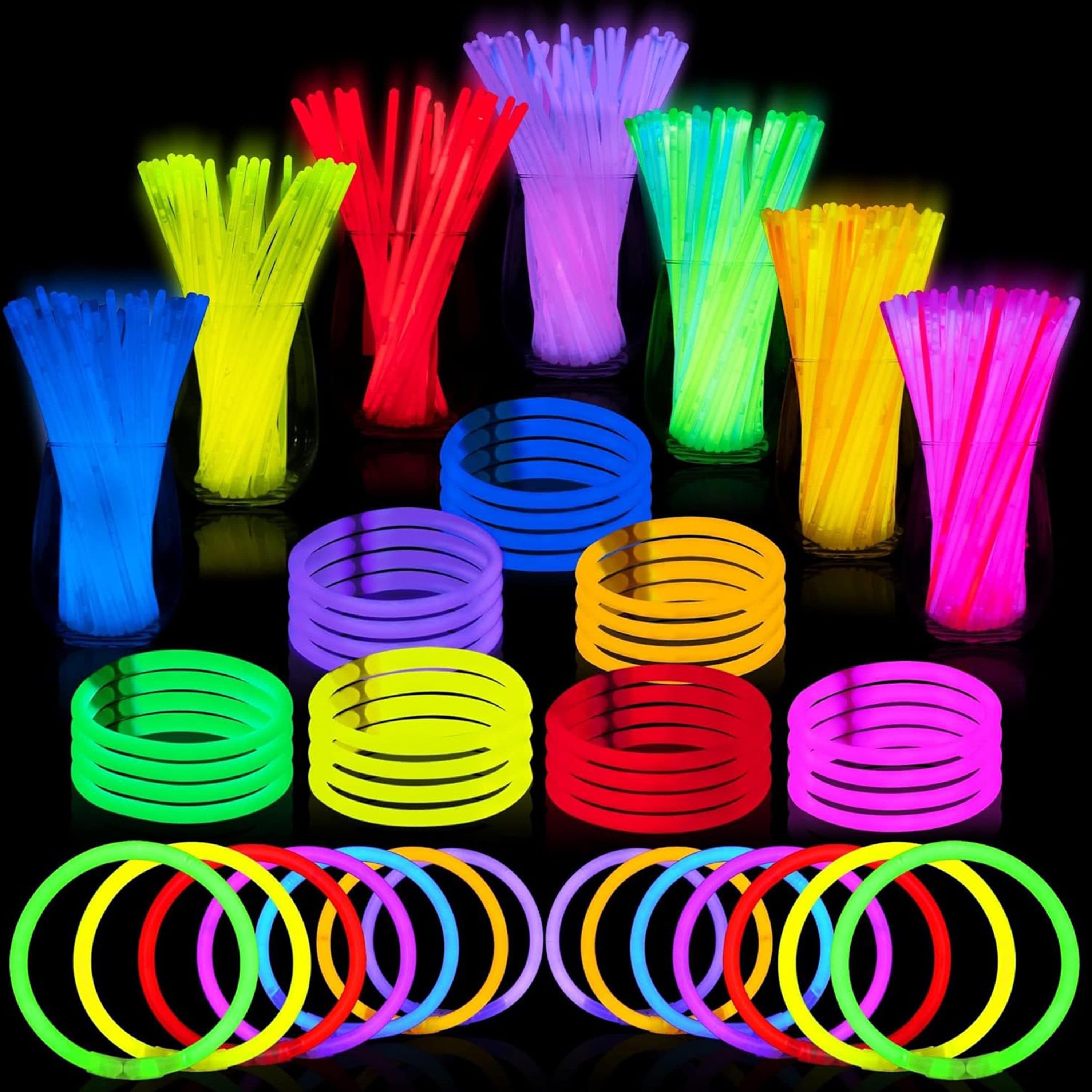 JOYIN Knicklichter Party Set 100 Stück Bunt Leuchtstäbe - Bild 2