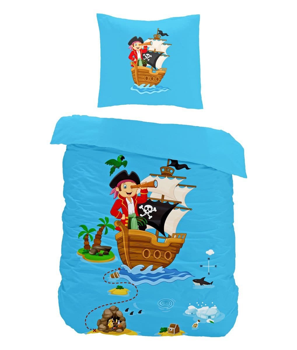 JACK Babybettwäsche Piratenschiff Renforcé 100x135cm - Bild 2