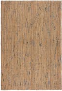FLAIR RUGS Jute Boucle Teppich Blau mit Fransen Bild 2