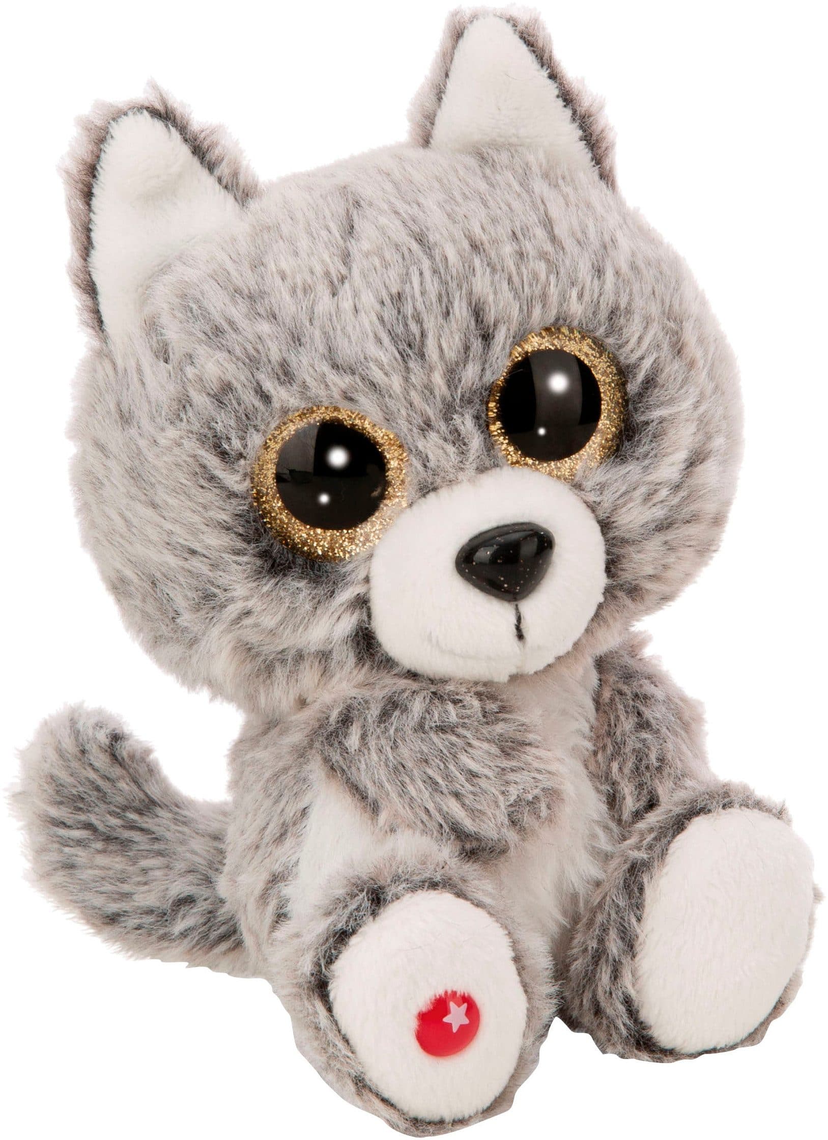 Nici Kuscheltier Glubschis Wolf Wynne 15 cm schlenkernd Grau - Bild 2