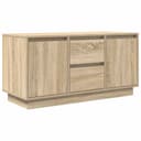 vidaXL TV-Schrank mit LED-Leuchten Sonoma-Eiche Bild 2