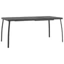 vidaXL Gartentisch Anthrazit Stahlgitter Modern Bild 2