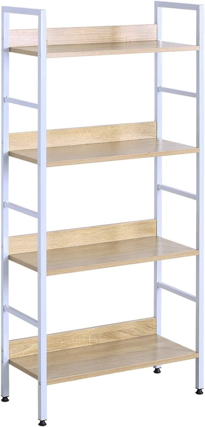 Woltu Standregal 1-tlg. Hochregal Küchenregal aus Holz und Stahl - Bild 2