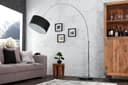 riess-ambiente Bogenlampe LOUNGE DEAL Schwarz Silber Verstellbar Bild 2