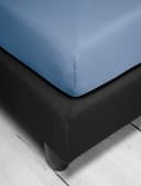 IRISETTE Spannbettlaken Jupiter 8 Blau Mako-Jersey 100% Baumwolle Bild 2