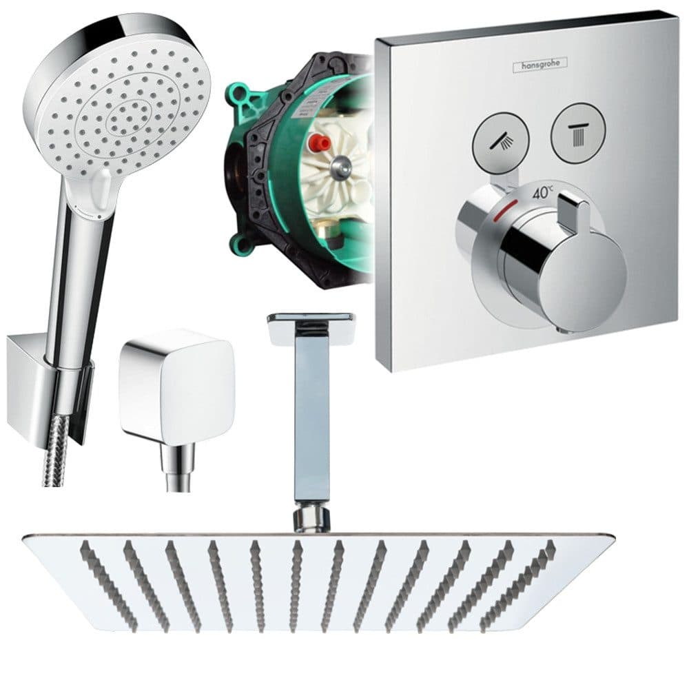 Hansgrohe ShowerSelect Thermostat Unterputz Duschsystem Set