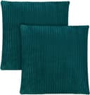Aspero Kissenbezug 2-tlg. Streifen-Flanell 80x80 cm Bild 2