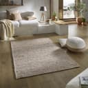 TaraCarpet Handwebteppich Malmoe Sand Meliert Schurwolle Bild 2