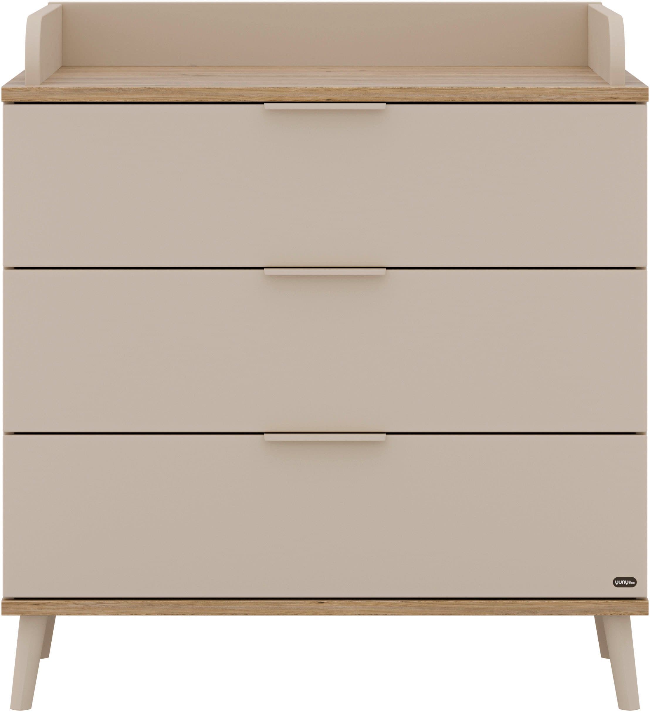 Wickelkommode YUNY BY PAIDI Hazel 3 Schubladen Beige - Bild 2