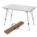 Woltu Campingtisch Klappbar Höhenverstellbar Aluminium Silber Bild 2