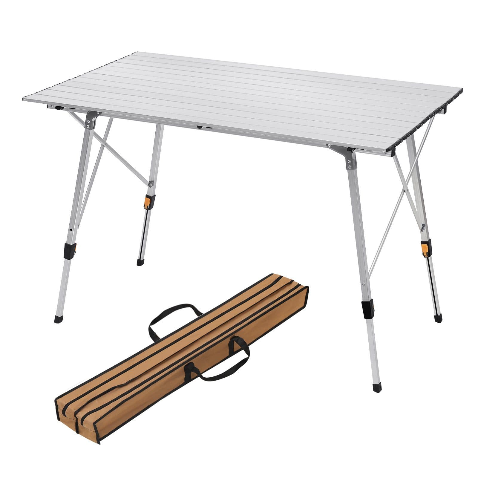 Woltu Campingtisch Klappbar Höhenverstellbar Aluminium Silber - Bild 2
