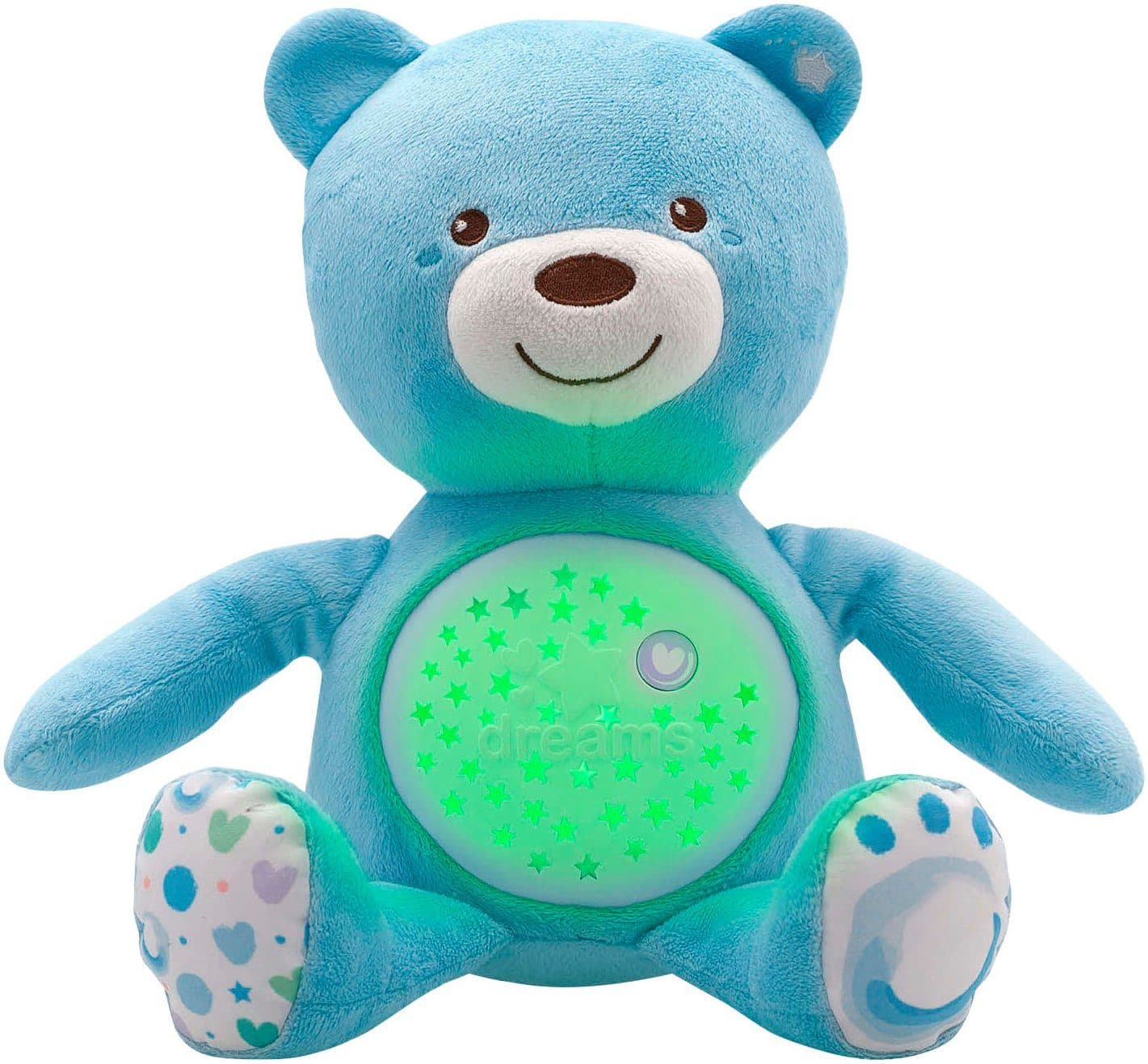 Chicco Kuscheltier First Dreams Baby Bär Hellblau mit Lichtprojektion und Sound - Bild 2
