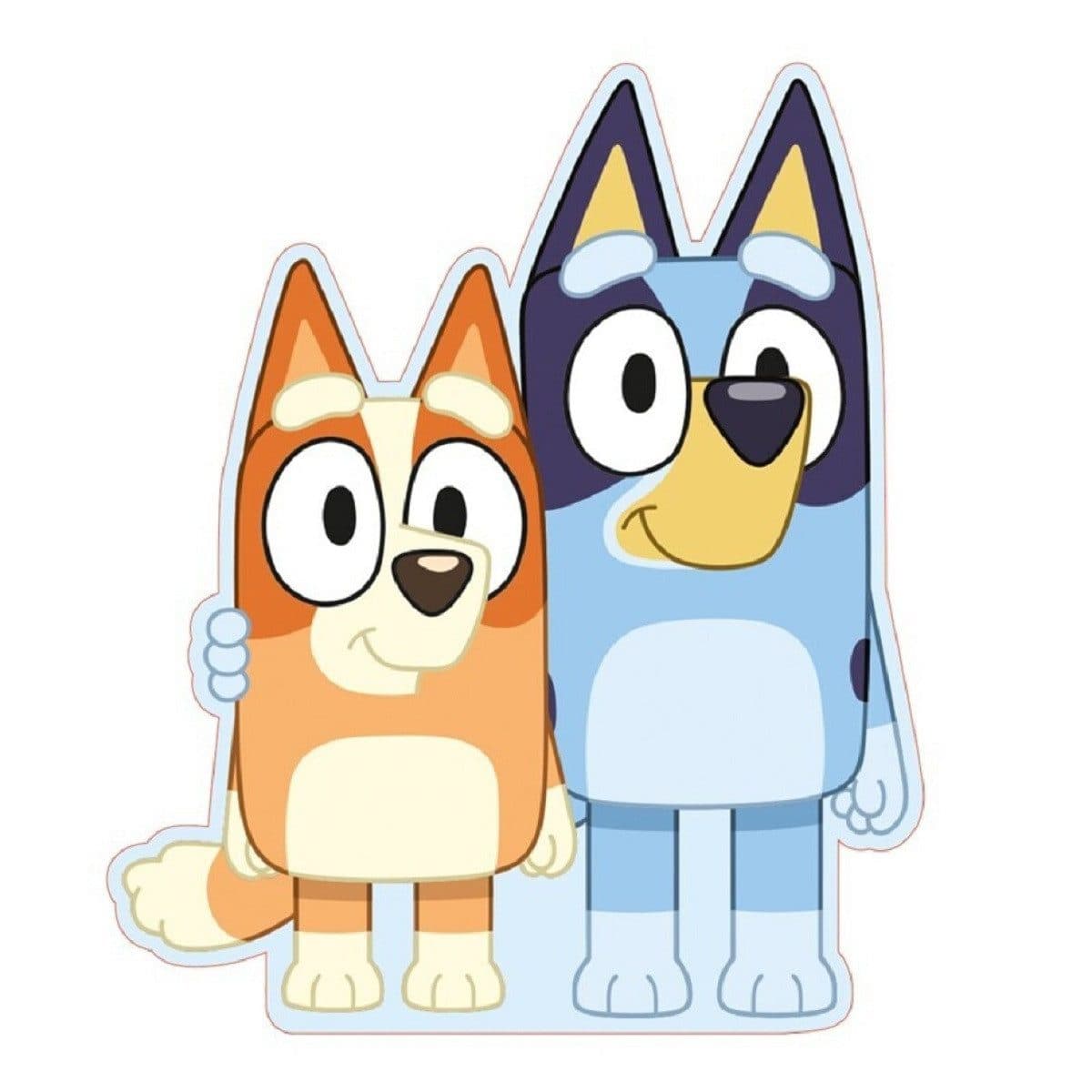 Bluey Dekokissen Plüschkissen Flauschiges Kuschelkissen für Zuhause