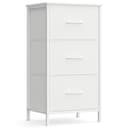 SONGMICS Kommode Schrank Aufbewahrungsschrank Stahl MDF Vliesstoff Schlafzimmer Bild 2