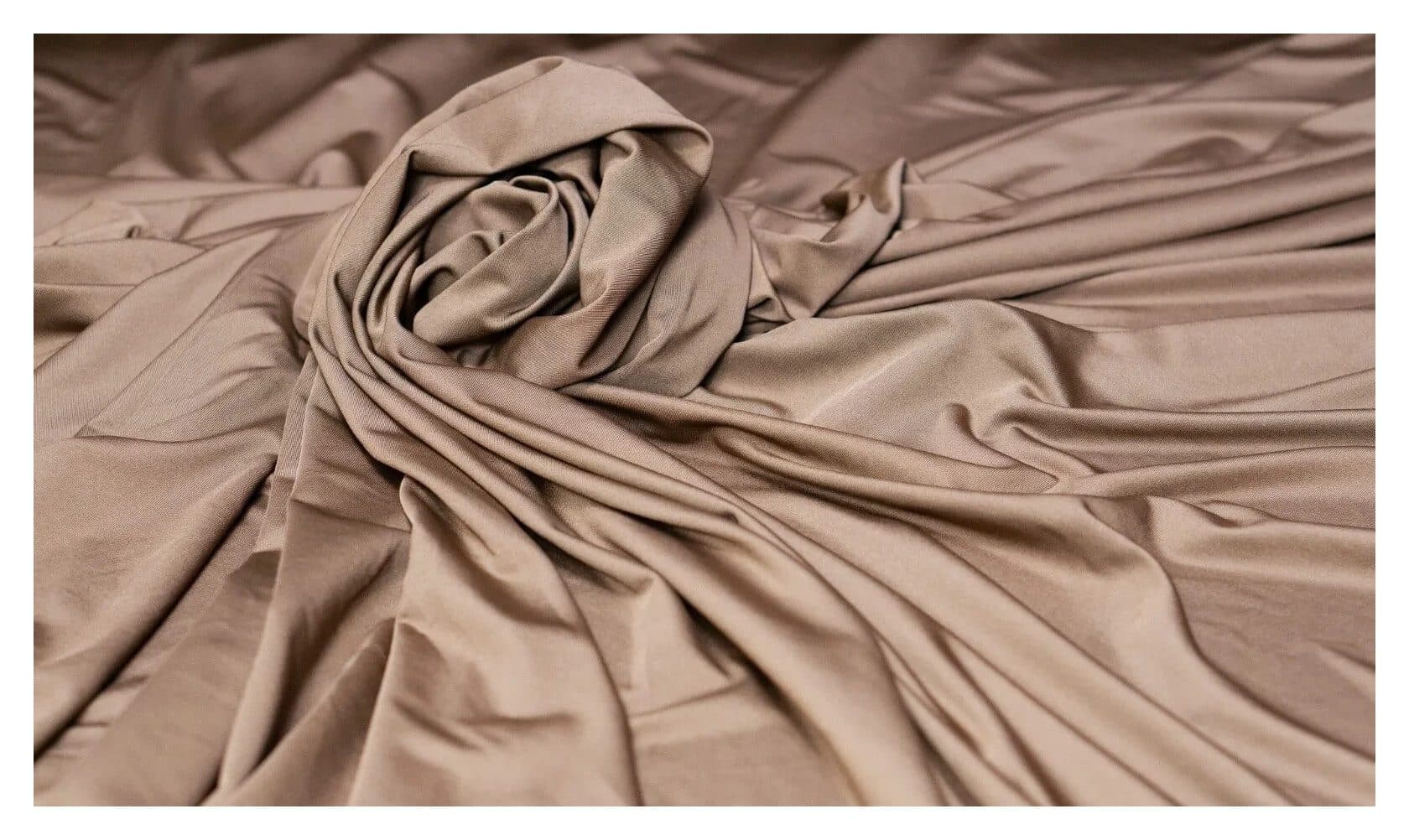 Jirex Trading Company Stretch Hussenstoff Braun 160cm Breite