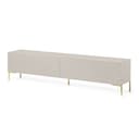 Selsey TV-Schrank LAMMELO Beige/Gold 175 cm mit Metallbeinen Bild 2